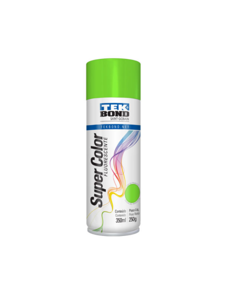 Pintura En Aerosol Verde Fluor 350 Ml Tekbond