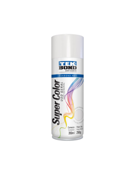 Pintura En Aerosol Blanco Mate 350 Ml Tekbond