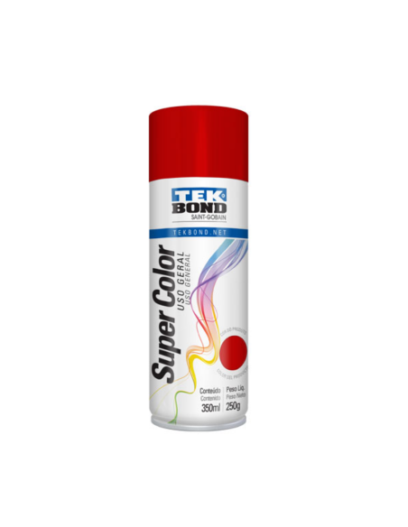 Pintura En Aerosol Rojo 350 Ml Tekbond
