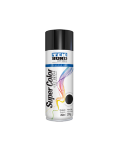 Pintura En Aerosol Negro Brillante 350 Ml Tekbond
