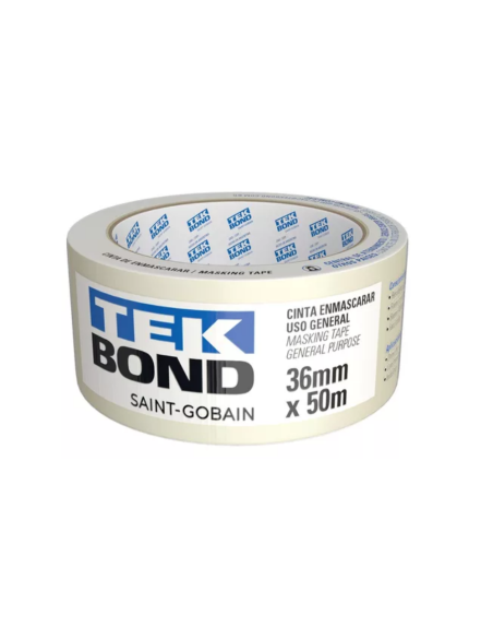 Cinta Enmascarar 36mm X 50m Tekbond Cinta Enmascarar 36mm X 50m Tekbond