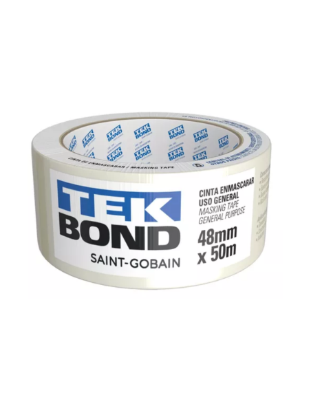Cinta De Enmascarar 48mm X 50m Tekbond Cinta De Enmascarar 48mm X 50m Tekbond