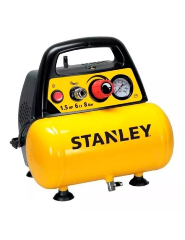 Compresor 6 L 1.5 Hp + Kit C6bb304stc071 Stanley