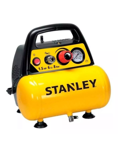 Compresor 6 L 1.5 Hp + Kit C6bb304stc071 Stanley