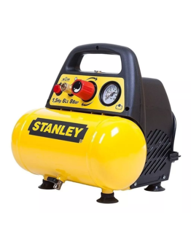 Compresor 6 L 1.5 Hp + Kit C6bb304stc071 Stanley