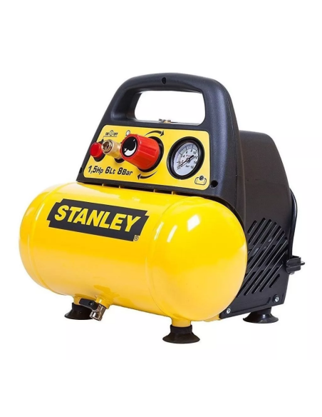 Compresor 6 L 1.5 Hp + Kit C6bb304stc071 Stanley