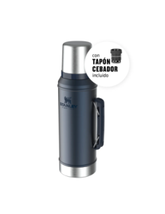 Termo Clasico 950 Ml Con Manija Y Tapon Cebador Nightfall 10-10148-006 Stanley