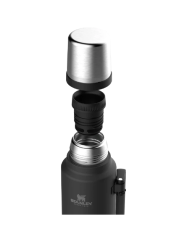 Termo Clasico 1.4 L Asa Plegable Pico Cebador Negro 10-08999-039 Stanley