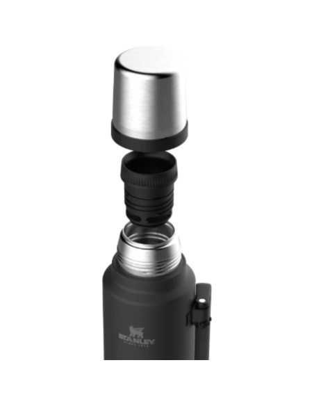 Termo Clasico 1.4 L Asa Plegable Pico Cebador Negro 10-08999-039 Stanley