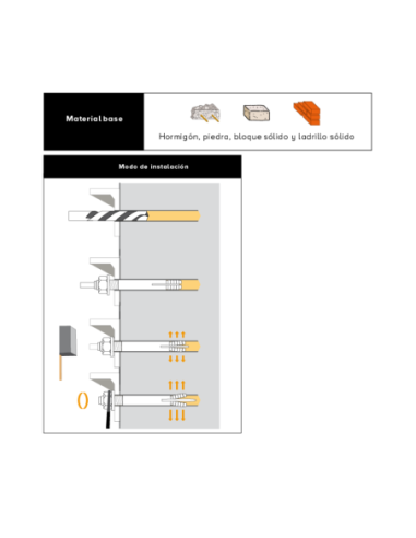 Taco Metalico Cp-gm/mr 6 X Unidad 70010
