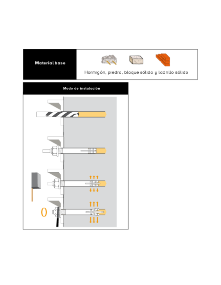 Taco Metalico Cp-gm/mr 8 X Unidad 70020