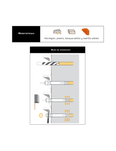 Taco Metalico Cp-gm/mr 12  X Unidad 70040