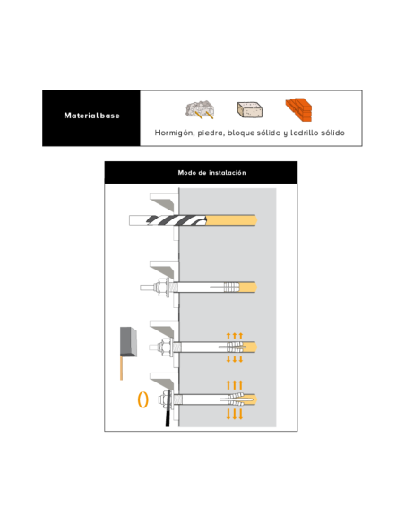 Taco Metalico Cp-gm/mr 12  X Unidad 70040