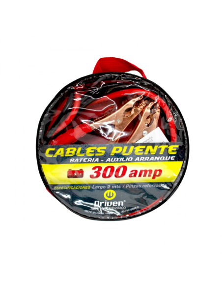 Juego Cable Puente 300 Amp Con Bolso Driven Juego Cable Puente 300 Amp Con Bolso Driven