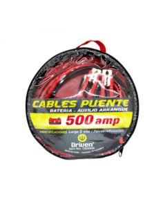 Juego Cable Puente 500 Amp Con Bolso Driven