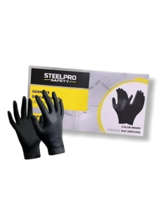 Guante Descartable Nitrilo T 7 300950736601 Steel Pro
