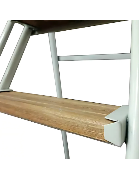Escalera N 4 Peldano De Madera Metalurgica Fs Escalera N 4 Peldano De Madera Metalurgica Fs