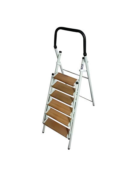 Escalera N 6 Peldano De Madera Metalurgica Fs Escalera N 6 Peldano De Madera Metalurgica Fs