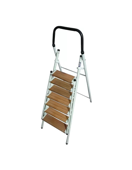Escalera N 7 Peldano De Madera Metalurgica Fs Escalera N 7 Peldano De Madera Metalurgica Fs