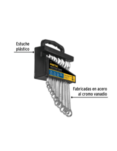 Juego 11 Llaves Combinadas Milimetrico 21991 Truper 2