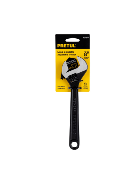 Llave Ajustable 20 Cm (8) Pavonado 21823 Truper Llave Ajustable 20 Cm (8) Pavonado 21823 Truper