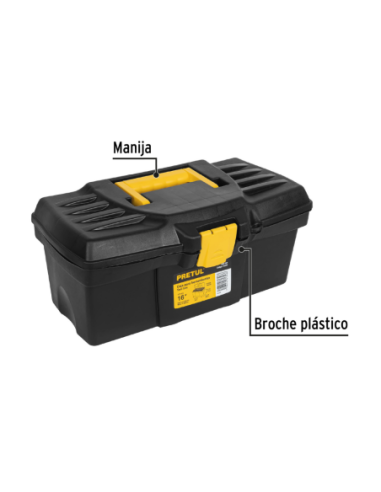 Caja Plastica Largo 41 Cm (16) 20532 Truper