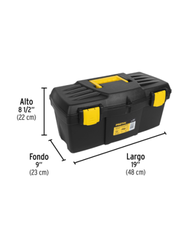 Caja Plastica Largo 48 Cm (19) 20533 Truper