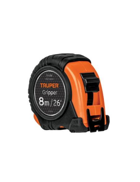 Cinta Metrica Gripper Contra Impacto 8 Mts Ancho 25mm 14579 Truper Cinta Metrica Gripper Contra Impacto 8 Mts Ancho 25mm 14579 Truper