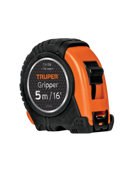 Cinta Metrica Gripper Contra Impacto 5 Mts Ancho 19mm 14578 Truper Cinta Metrica Gripper Contra Impacto 5 Mts Ancho 19mm 14578 Truper