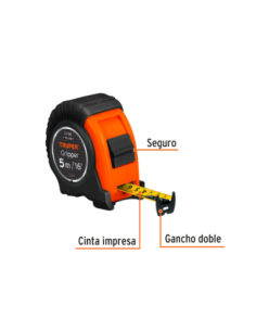 Cinta Metrica Gripper Contra Impacto 5 Mts Ancho 19mm 14578 Truper 2