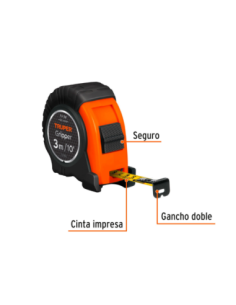 Cinta Metrica Gripper Contra Impacto 3 Mts Ancho 13mm 14577 Truper 2