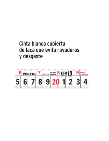 Cinta Metrica Display Box X 24 U De 3 Mts Ancho 13mm 21607 Truper