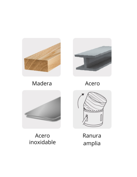 Juego De 11 Sierras Copa Bimetal + 2 Mandriles En Estuche 15411 Truper