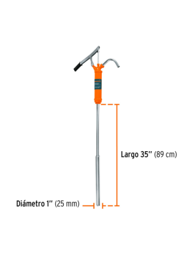 Bomba Manual Para Extraccion Aceite A Palanca 0.3 L X Bombeo 16857 Truper