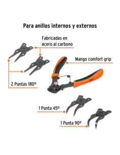 Pinza Seeger Con 4 Cabezas Largo 15 Cm (6) 17355 Truper 2