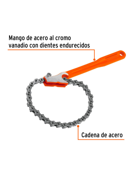 Llave Universal Con Cadena De 45 Cm 15515 Truper Llave Universal Con Cadena De 45 Cm 15515 Truper