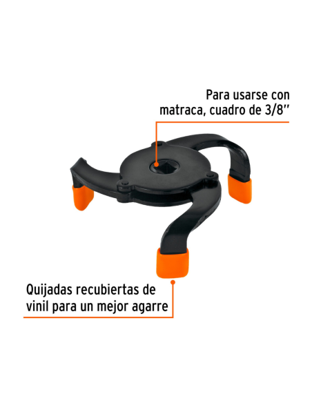Llave Filtro Universal 3 Brazos Apertura 65mm 98mm Encastre 3/8 14546 Truper Llave Filtro Universal 3 Brazos Apertura 65mm 98mm Encastre 3/8 14546 Truper