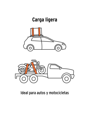Juego De 2 Eslingas Sujetadoras Con Crique 675 Kg 3 M 19281 Truper