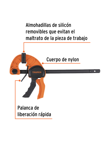 Prensa Con Ajuste Rapido Apertura 31 Cm (12) 100141 Truper Prensa Con Ajuste Rapido Apertura 31 Cm (12) 100141 Truper