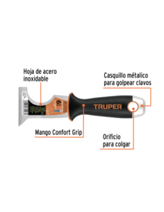 Espatula Inoxidable Confort Grip 5 Usos 15855 Truper 2