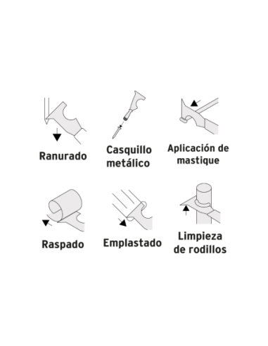Espatula Inoxidable Confort Grip 5 Usos 15855 Truper