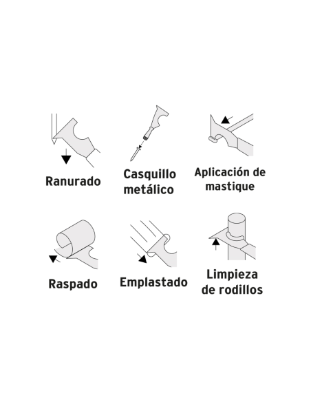 Espatula Inoxidable Confort Grip 5 Usos 15855 Truper