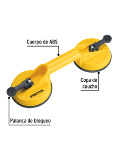 Ventosa Doble De Plastico Para Vidrio 23051 Truper 2