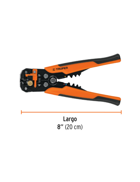Pinza Pelacable Automatica Largo 20 Cm (8) 17360 Truper Pinza Pelacable Automatica Largo 20 Cm (8) 17360 Truper