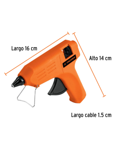 Pistola Electrica Para Pegar 25 W Barra Diametro 13mm 100796 Truper