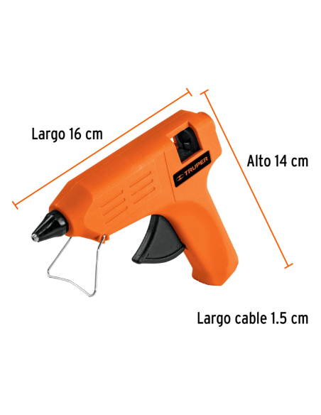 Pistola Electrica Para Pegar 25 W Barra Diametro 13mm 100796 Truper Pistola Electrica Para Pegar 25 W Barra Diametro 13mm 100796 Truper