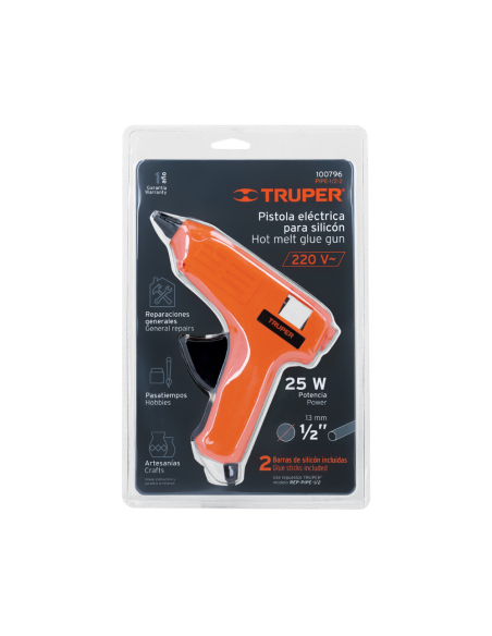 Pistola Electrica Para Pegar 25 W Barra Diametro 13mm 100796 Truper Pistola Electrica Para Pegar 25 W Barra Diametro 13mm 100796 Truper