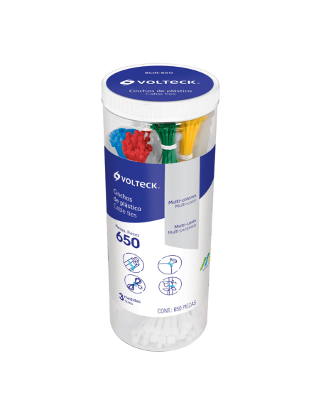 Precintos De Colores En Tubo Por 650 U 44298 Truper