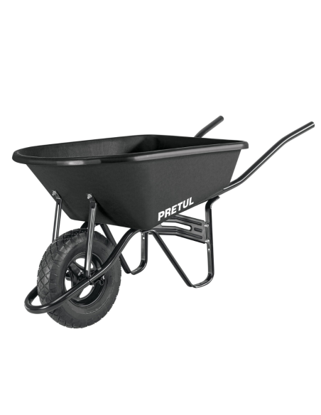 Carretilla Plastica 95 L Rueda Neumatica Negro 22703 Truper Carretilla Plastica 95 L Rueda Neumatica Negro 22703 Truper