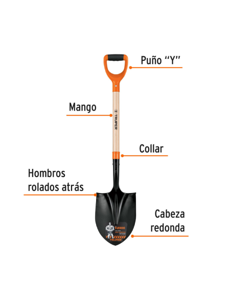 Pala Corazon Cabo Madera Ancho 21 Cm 17160 Truper Pala Corazon Cabo Madera Ancho 21 Cm 17160 Truper